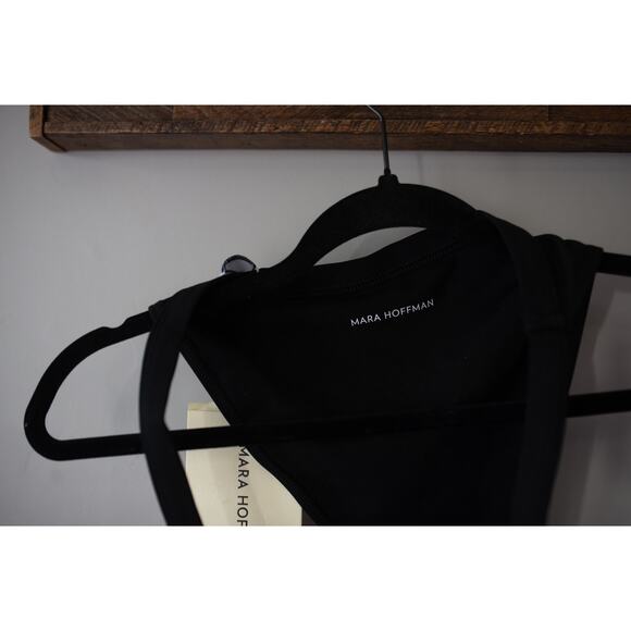 Mara Hoffman Lenni Bikini Bottom in Black Medium - Picture 3 of 4